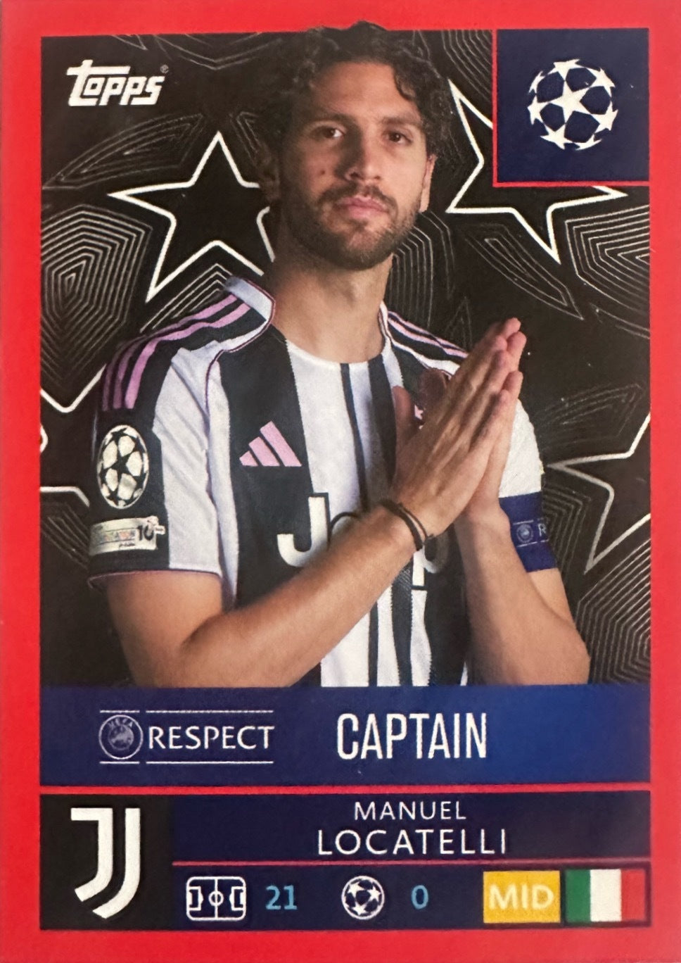 Topps UCL Champions League 2025/26 - Scegli Figurina Parallel Blue Black Red