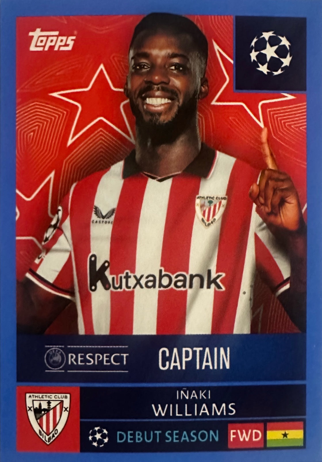 Topps UCL Champions League 2025/26 - Scegli Figurina Parallel Blue Black Red