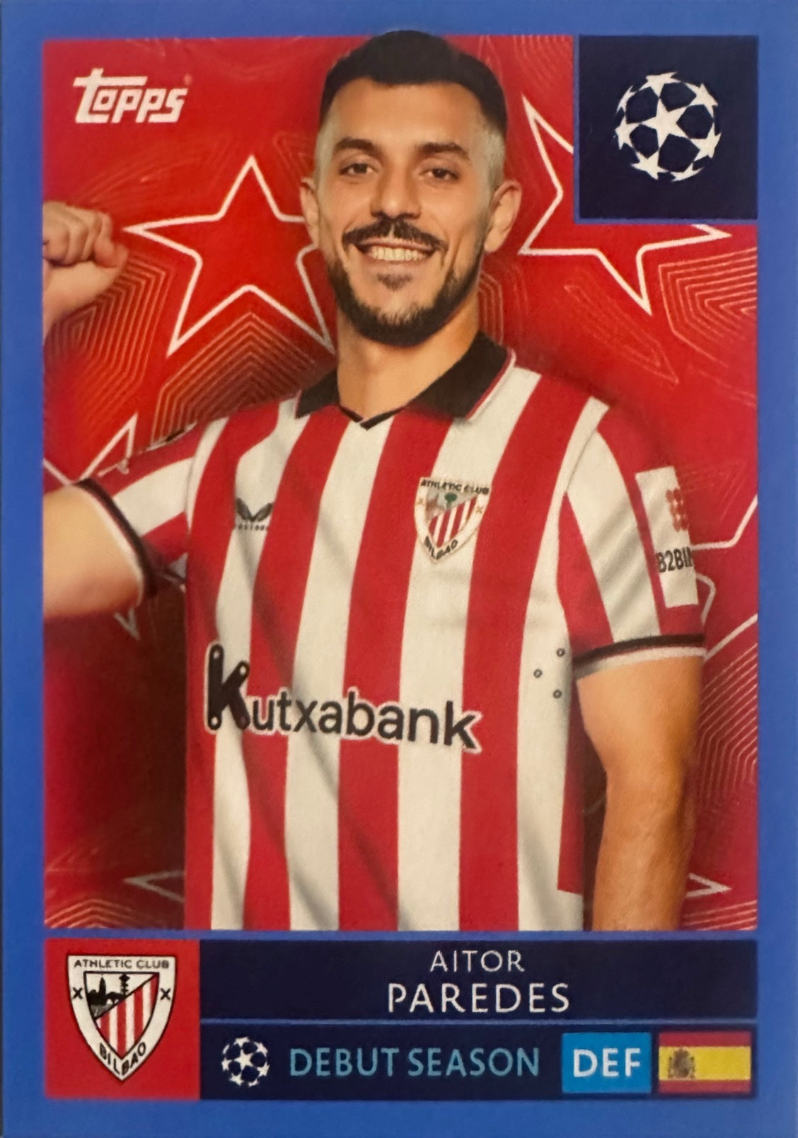 Topps UCL Champions League 2025/26 - Scegli Figurina Parallel Blue Black Red