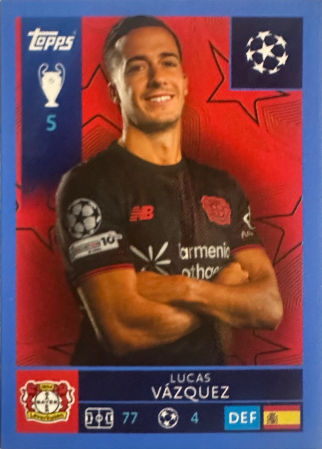 Topps UCL Champions League 2025/26 - Scegli Figurina Parallel Blue Black Red