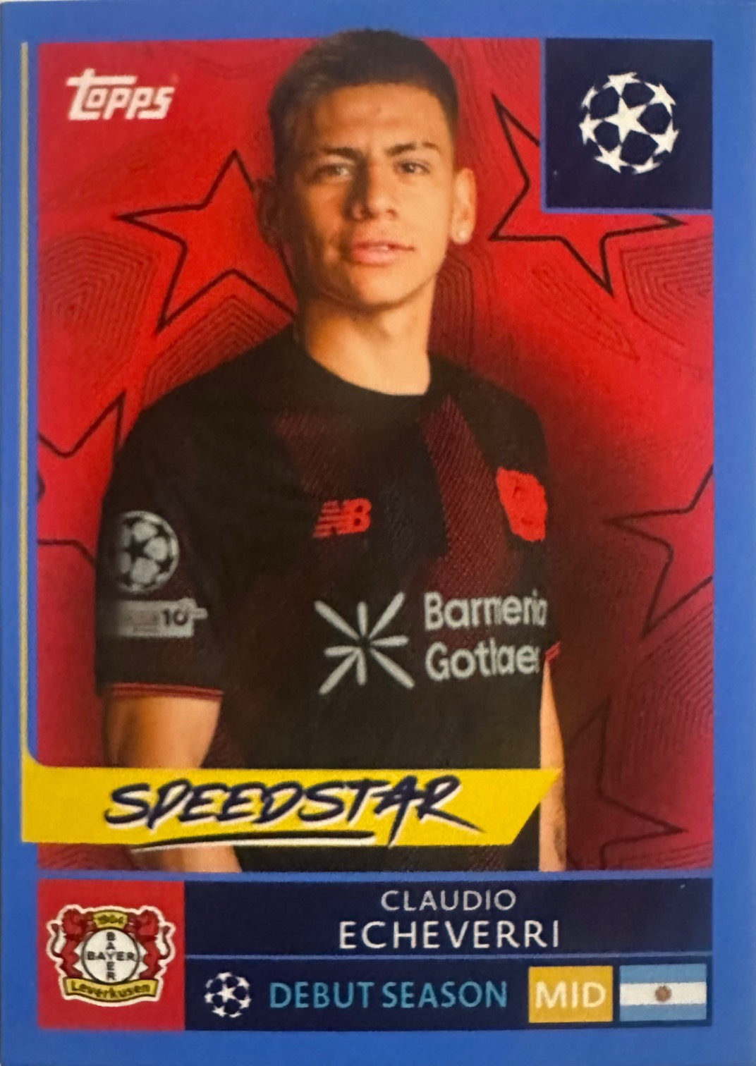 Topps UCL Champions League 2025/26 - Scegli Figurina Parallel Blue Black Red