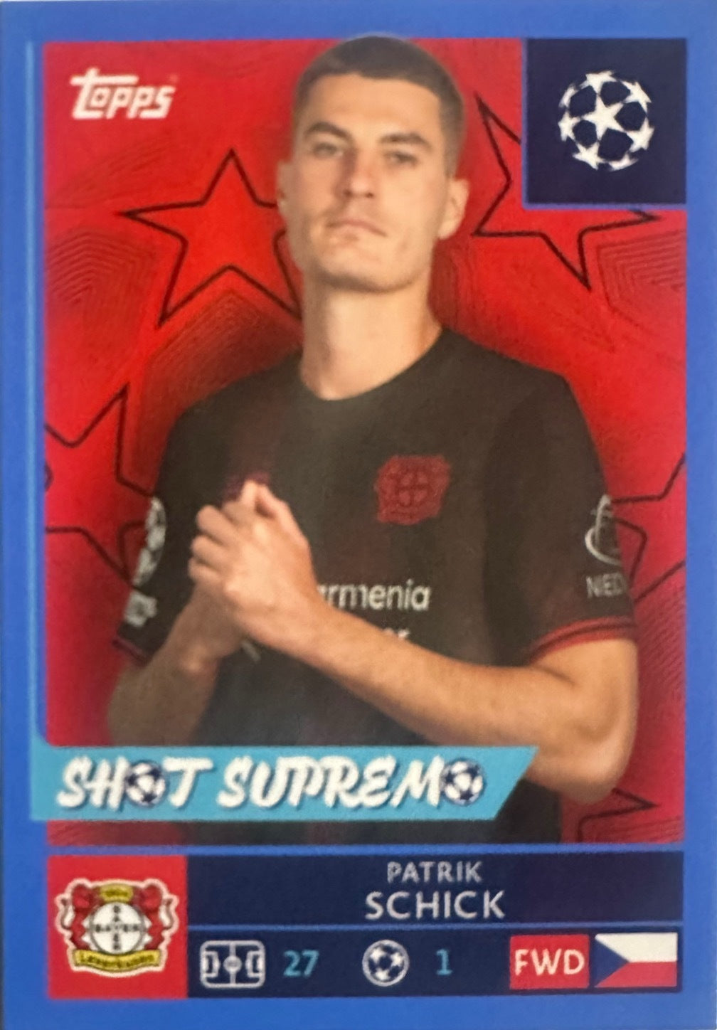 Topps UCL Champions League 2025/26 - Scegli Figurina Parallel Blue Black Red