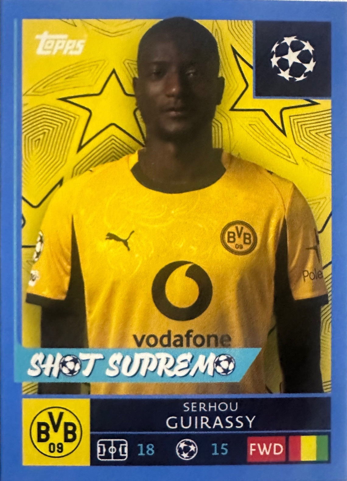 Topps UCL Champions League 2025/26 - Scegli Figurina Parallel Blue Black Red