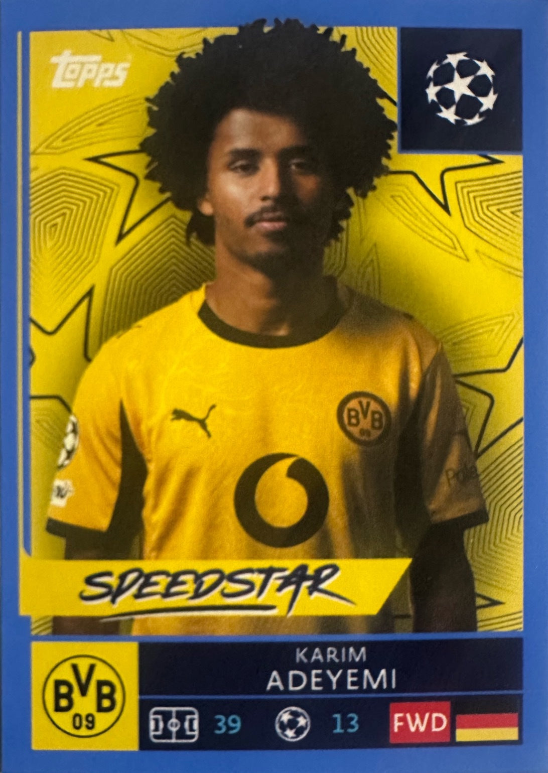 Topps UCL Champions League 2025/26 - Scegli Figurina Parallel Blue Black Red