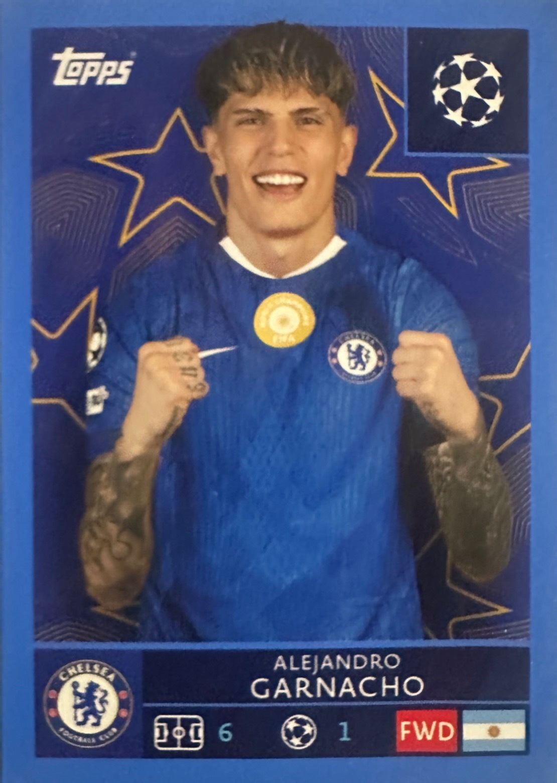 Topps UCL Champions League 2025/26 - Scegli Figurina Parallel Blue Black Red