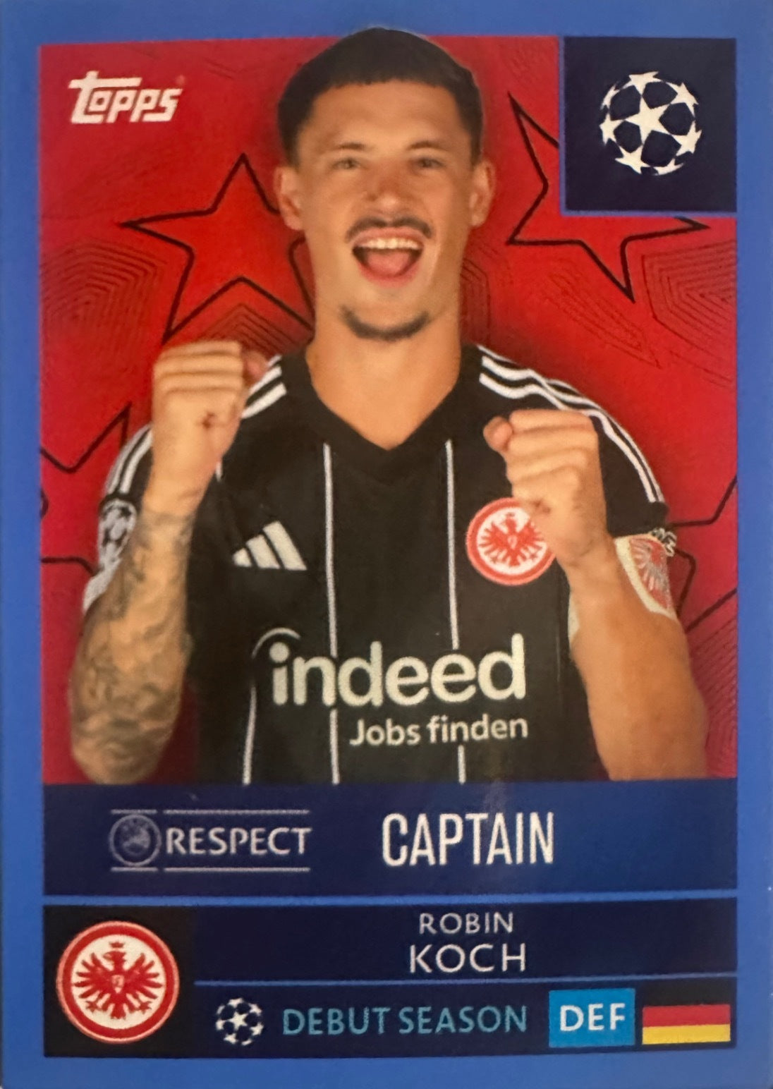 Topps UCL Champions League 2025/26 - Scegli Figurina Parallel Blue Black Red