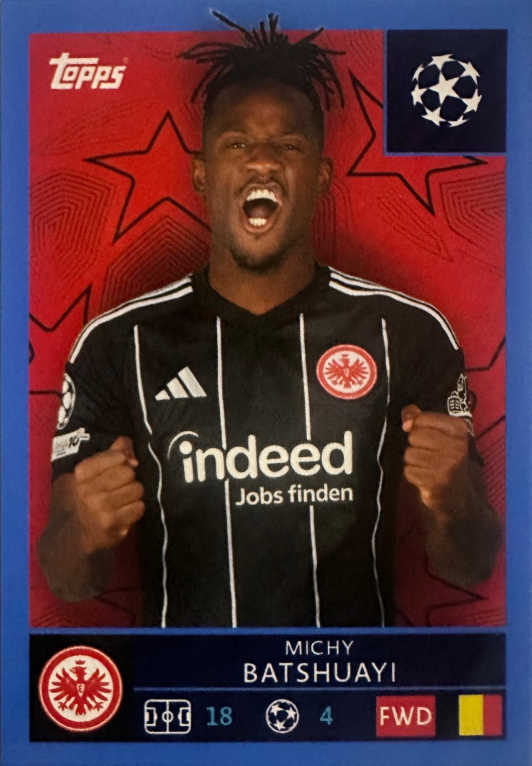 Topps UCL Champions League 2025/26 - Scegli Figurina Parallel Blue Black Red