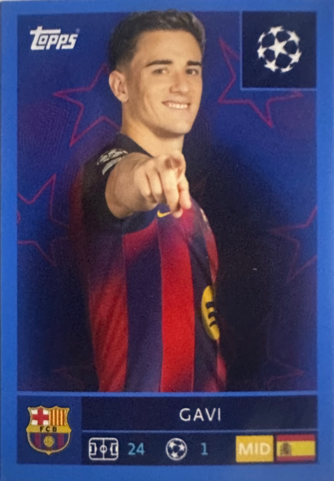 Topps UCL Champions League 2025/26 - Scegli Figurina Parallel Blue Black Red