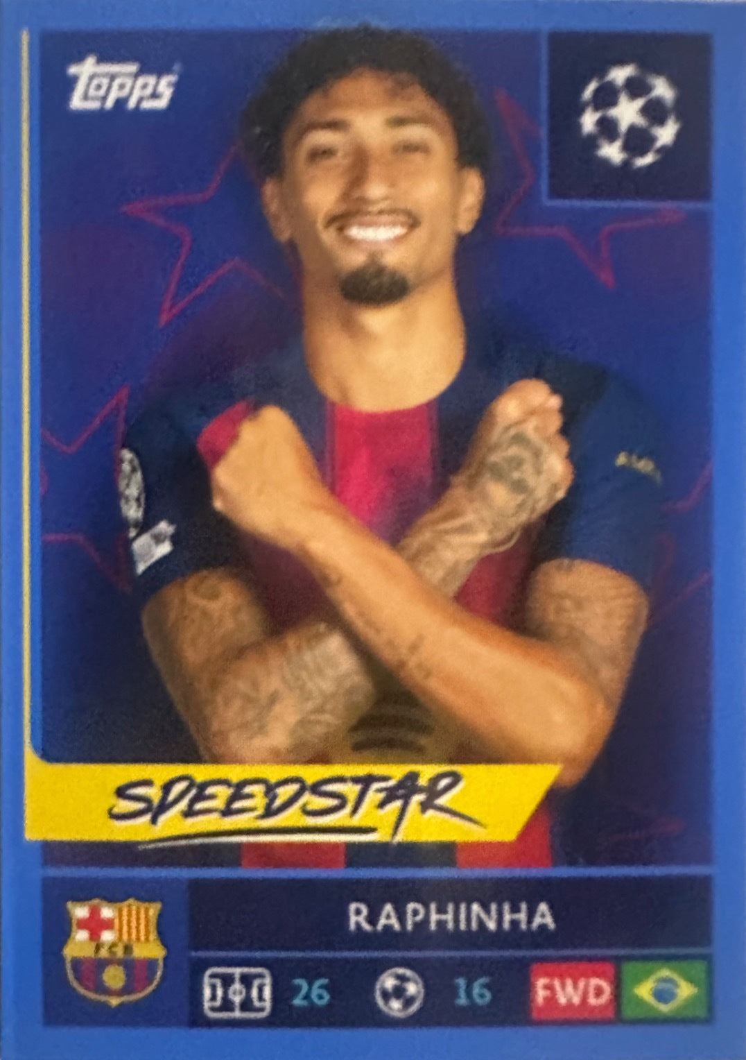 Topps UCL Champions League 2025/26 - Scegli Figurina Parallel Blue Black Red