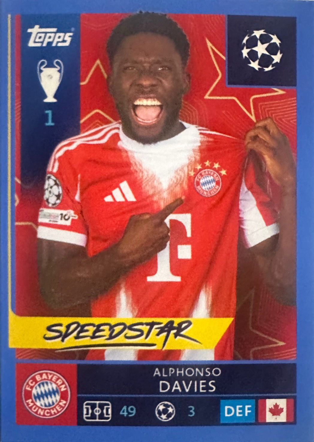 Topps UCL Champions League 2025/26 - Scegli Figurina Parallel Blue Black Red