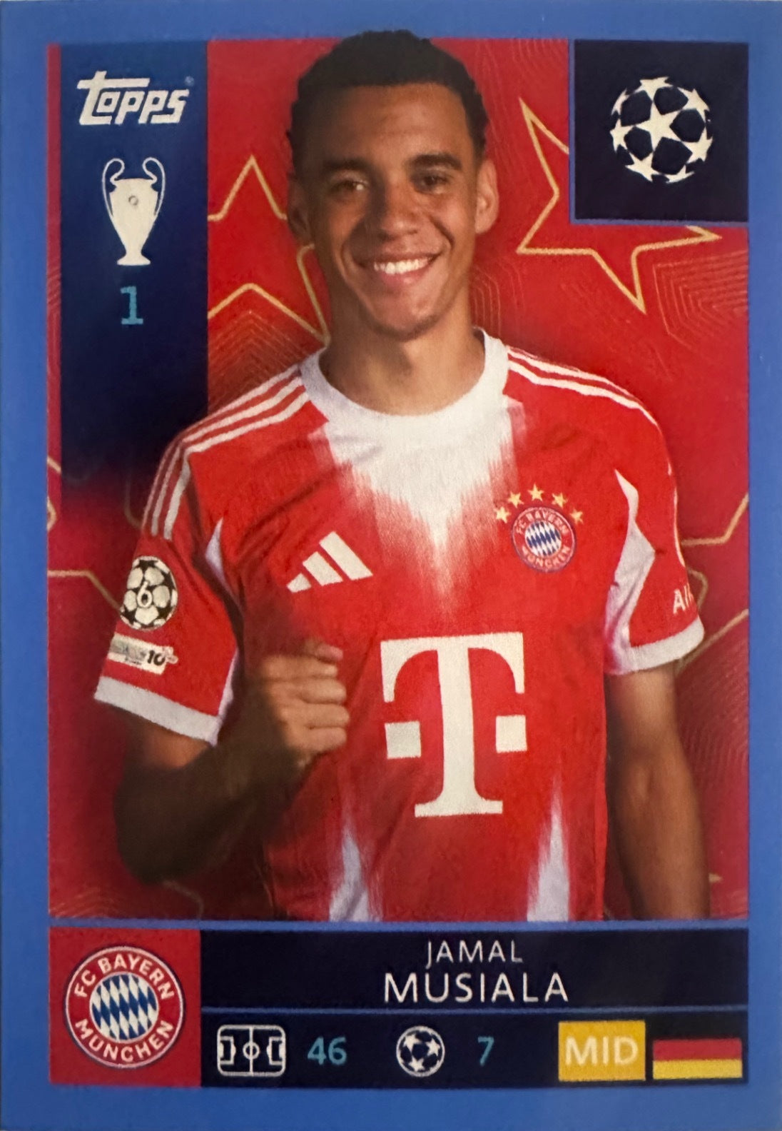 Topps UCL Champions League 2025/26 - Scegli Figurina Parallel Blue Black Red