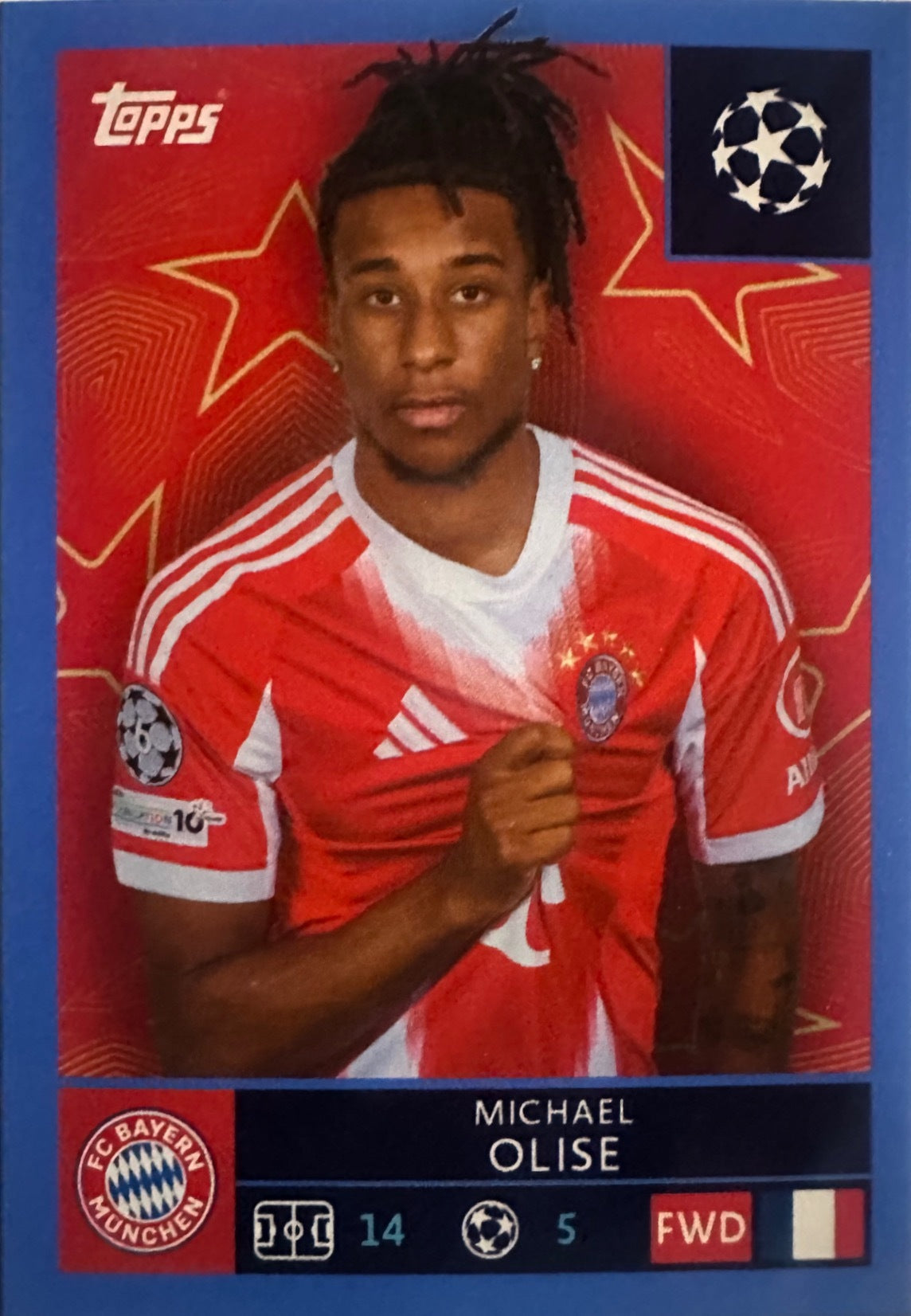 Topps UCL Champions League 2025/26 - Scegli Figurina Parallel Blue Black Red