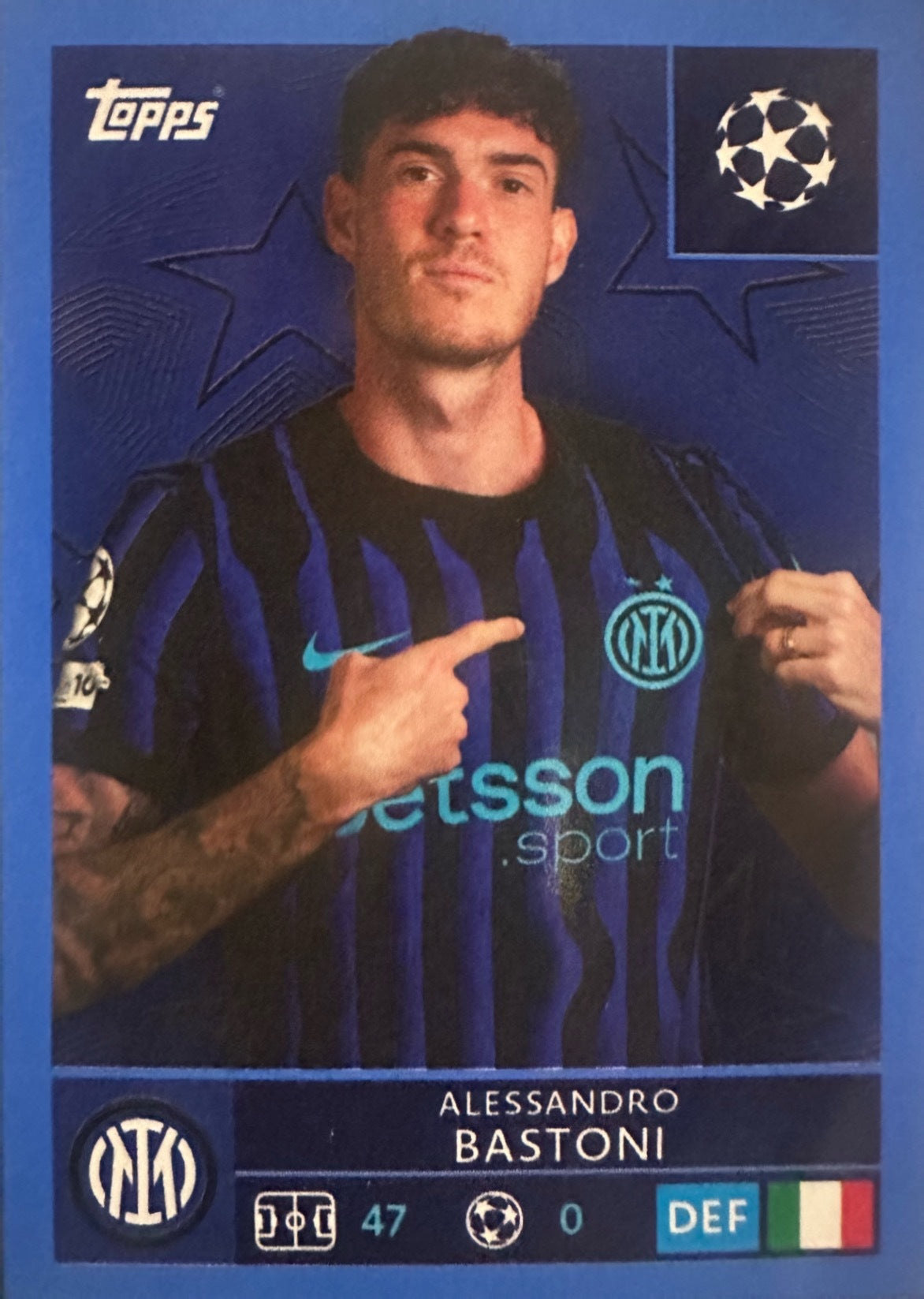 Topps UCL Champions League 2025/26 - Scegli Figurina Parallel Blue Black Red