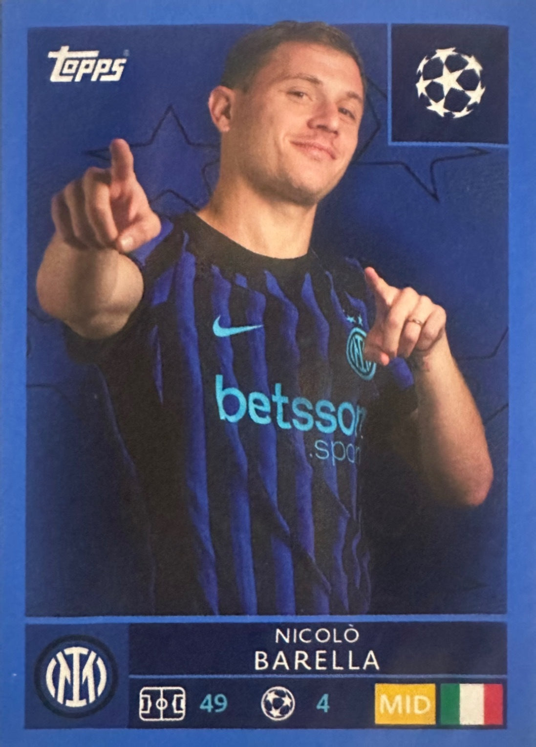 Topps UCL Champions League 2025/26 - Scegli Figurina Parallel Blue Black Red