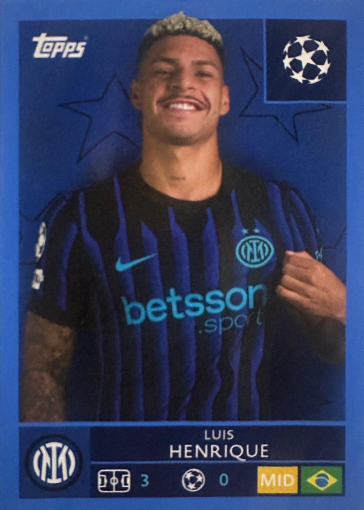 Topps UCL Champions League 2025/26 - Scegli Figurina Parallel Blue Black Red
