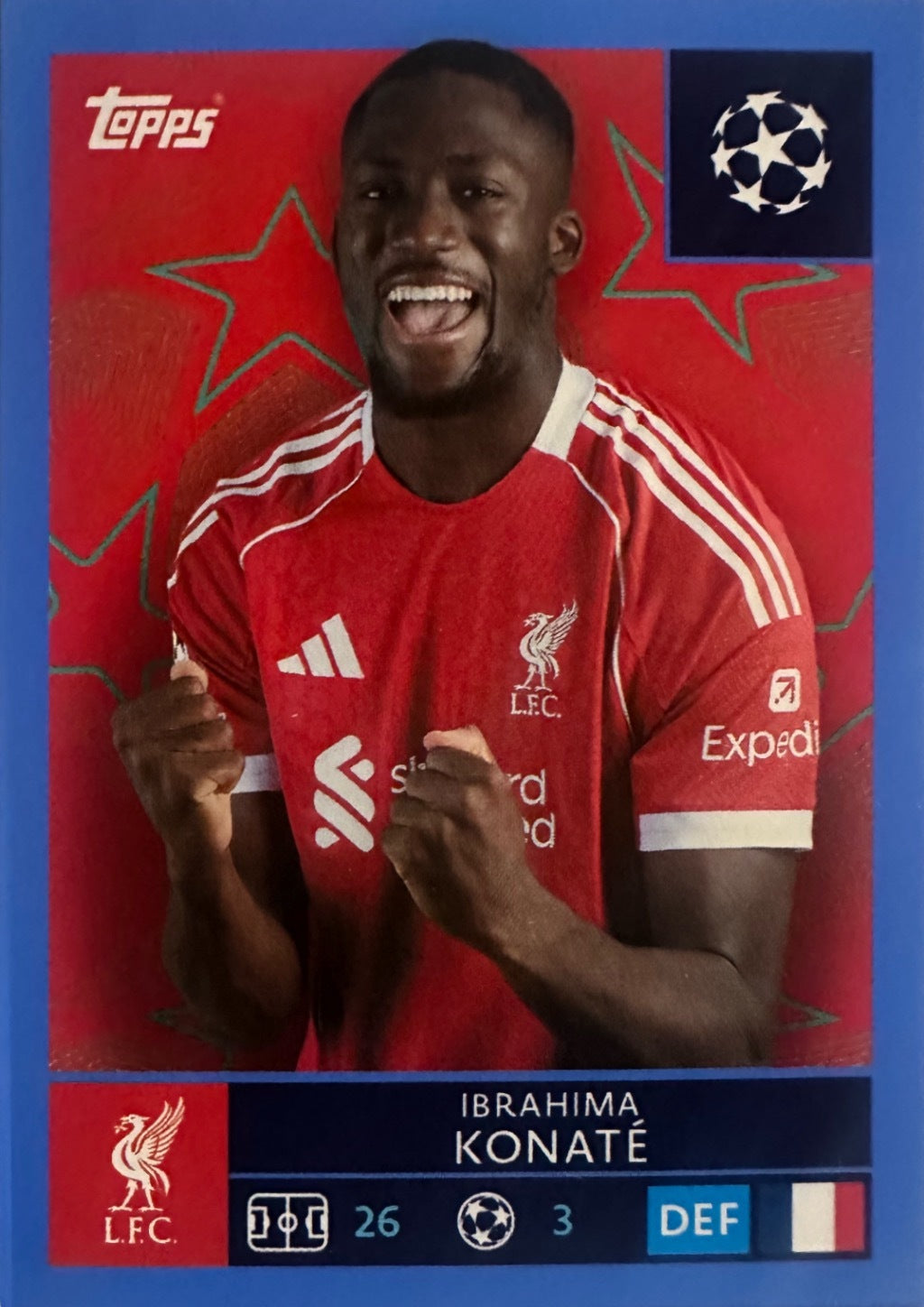 Topps UCL Champions League 2025/26 - Scegli Figurina Parallel Blue Black Red