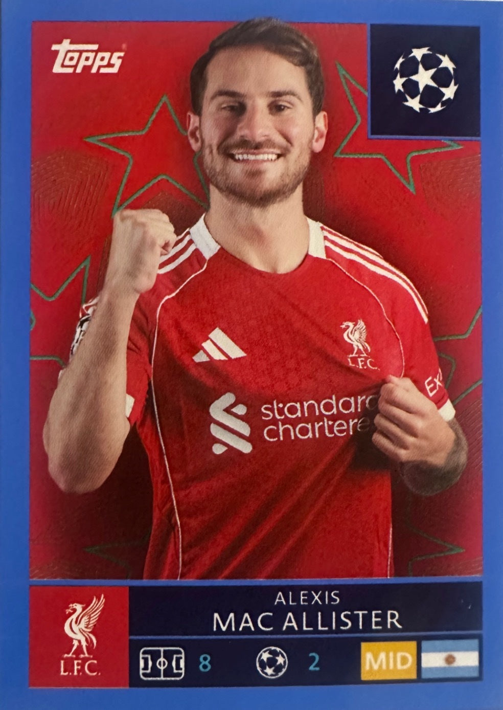 Topps UCL Champions League 2025/26 - Scegli Figurina Parallel Blue Black Red