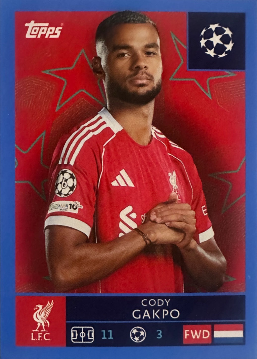 Topps UCL Champions League 2025/26 - Scegli Figurina Parallel Blue Black Red