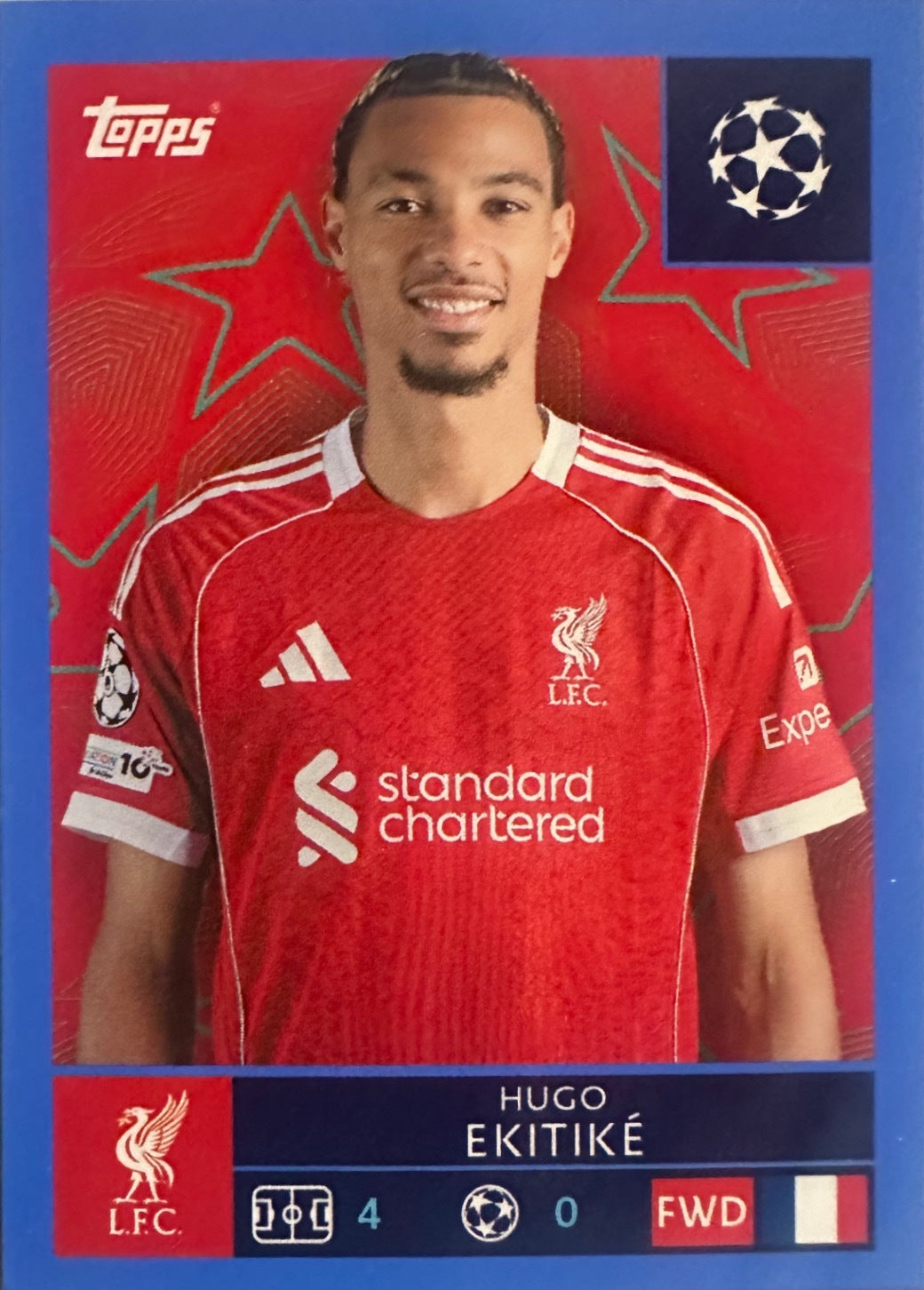 Topps UCL Champions League 2025/26 - Scegli Figurina Parallel Blue Black Red