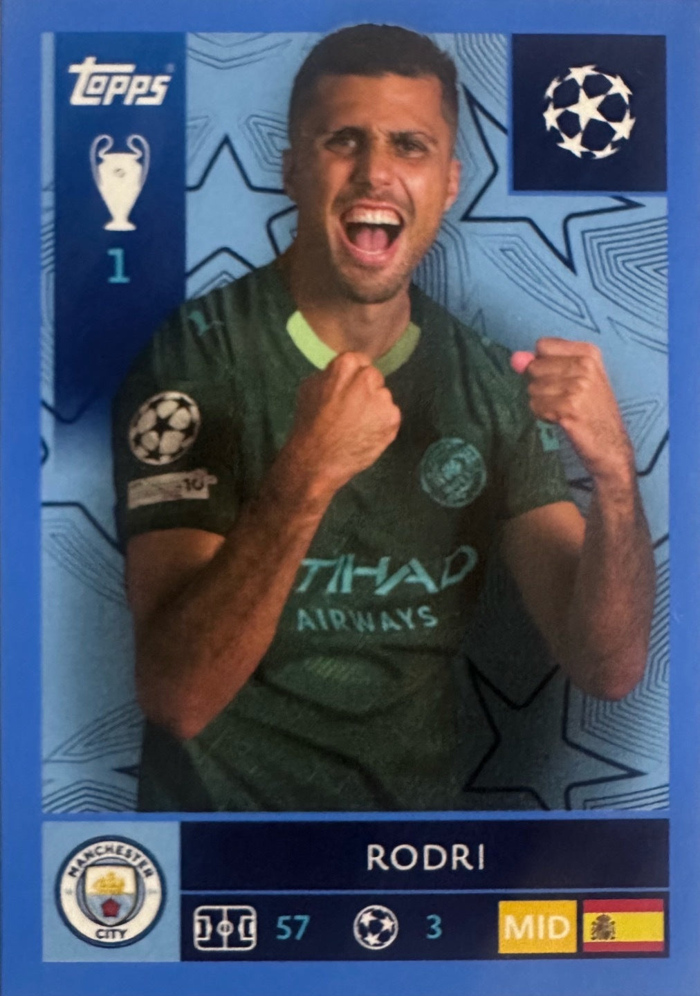 Topps UCL Champions League 2025/26 - Scegli Figurina Parallel Blue Black Red