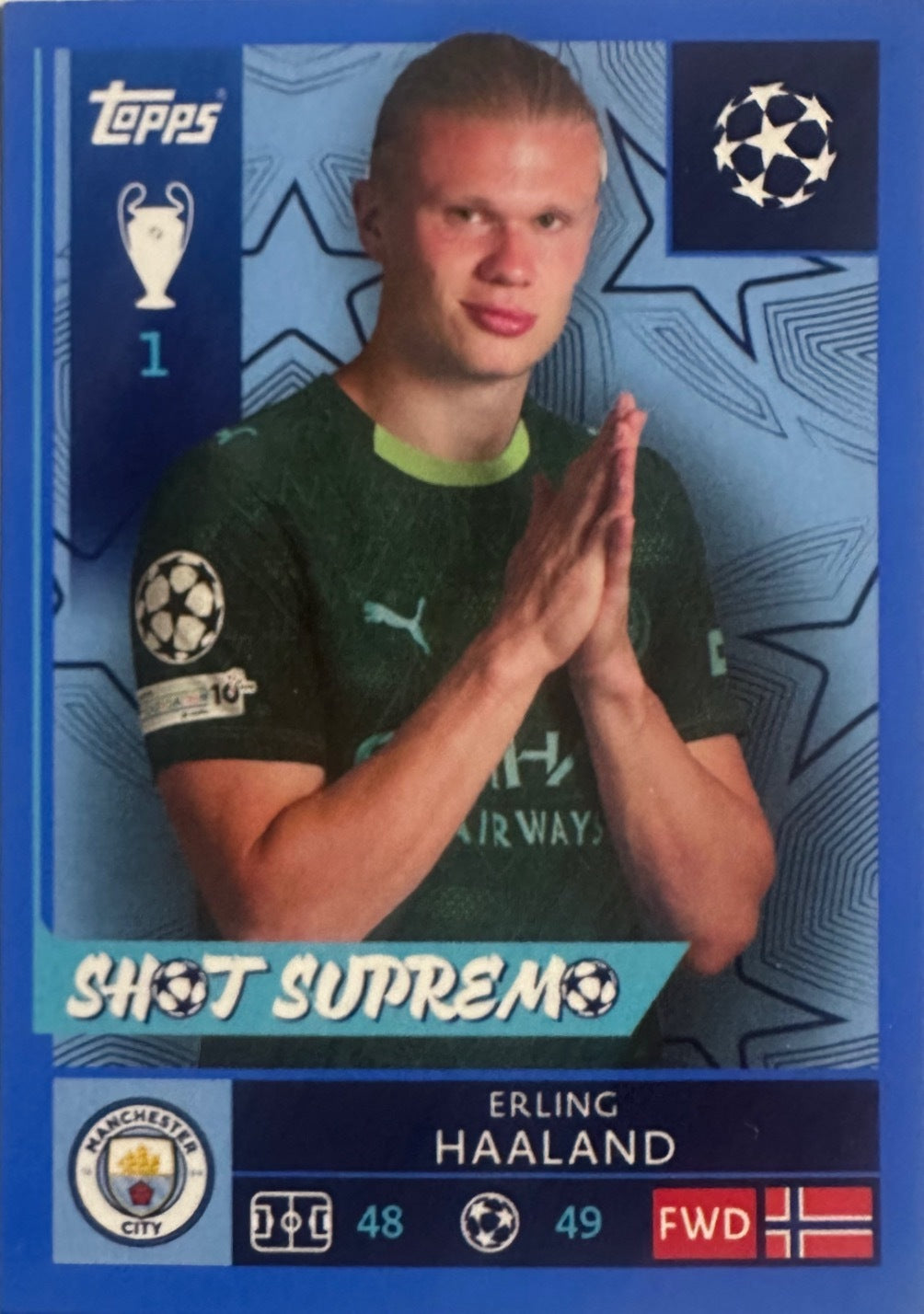 Topps UCL Champions League 2025/26 - Scegli Figurina Parallel Blue Black Red