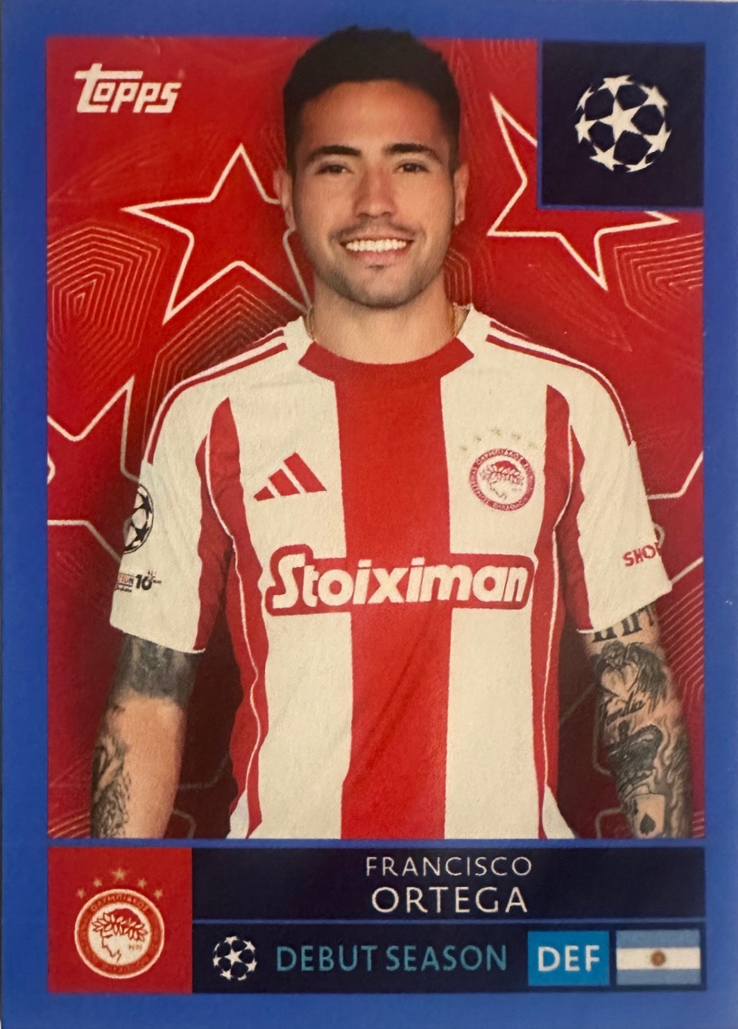 Topps UCL Champions League 2025/26 - Scegli Figurina Parallel Blue Black Red