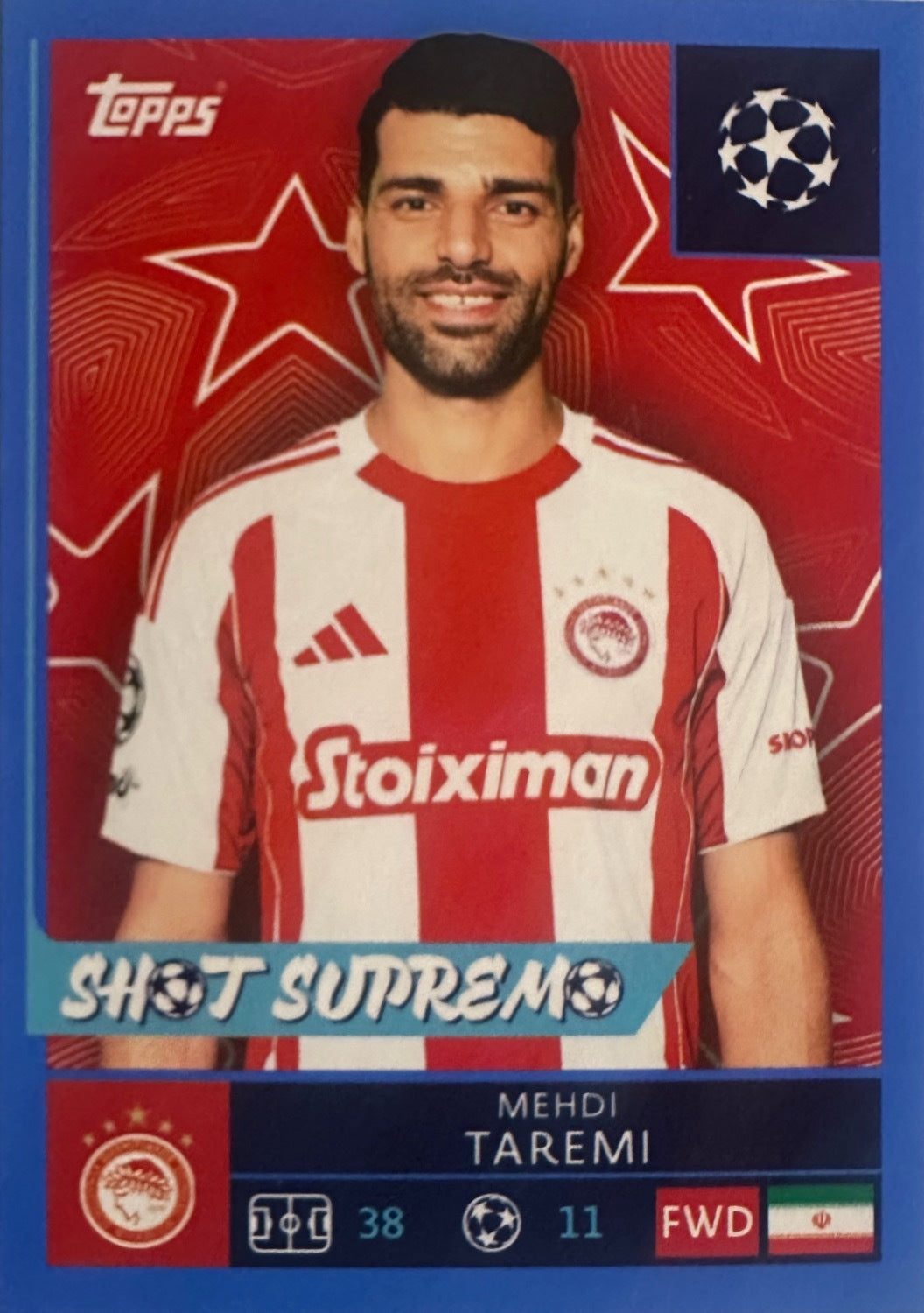 Topps UCL Champions League 2025/26 - Scegli Figurina Parallel Blue Black Red