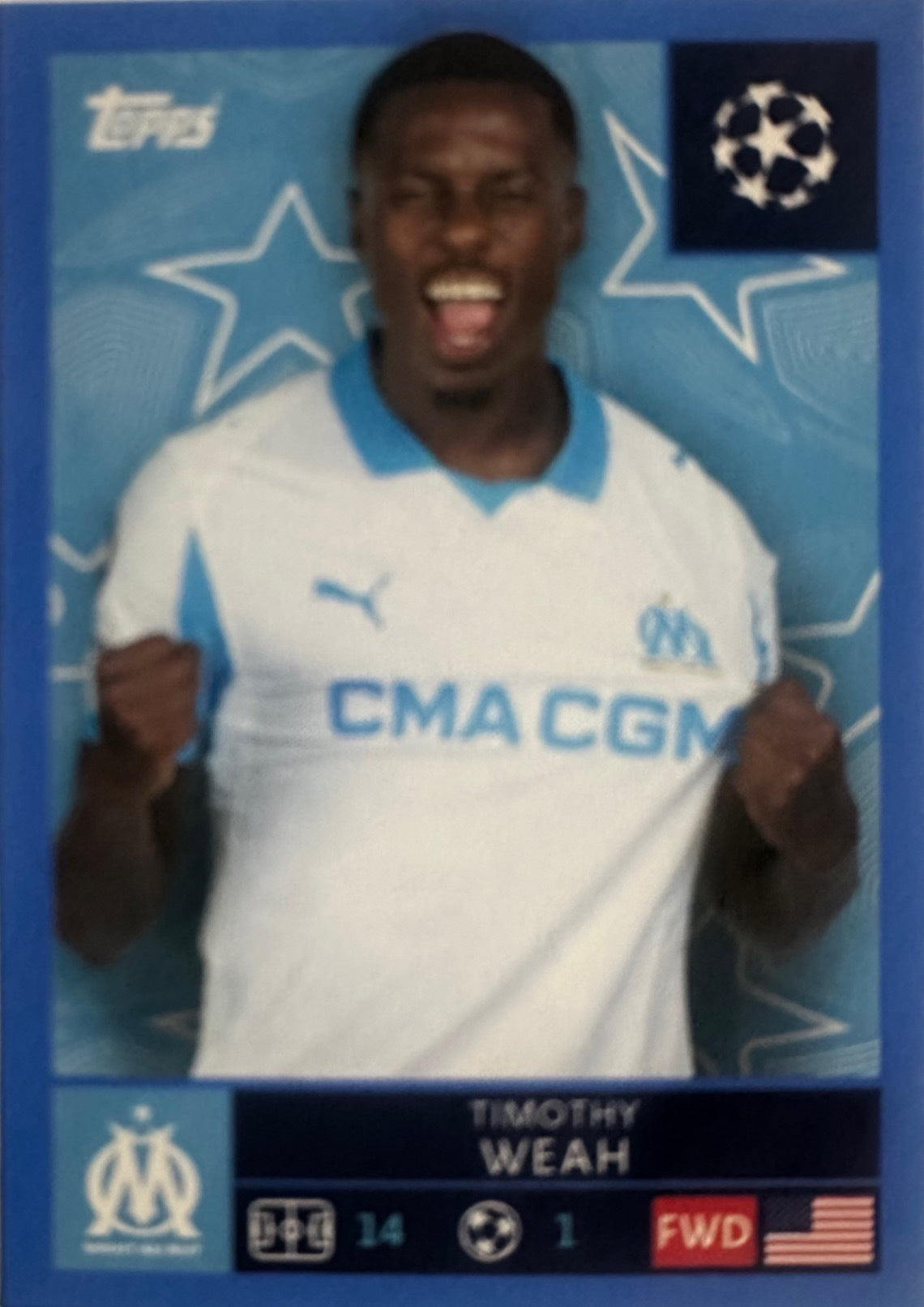 Topps UCL Champions League 2025/26 - Scegli Figurina Parallel Blue Black Red