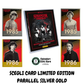 Stranger Things Panini Netflix 2025 Trading Card - LIMITED PARALLEL SILVER GOLD a Scelta