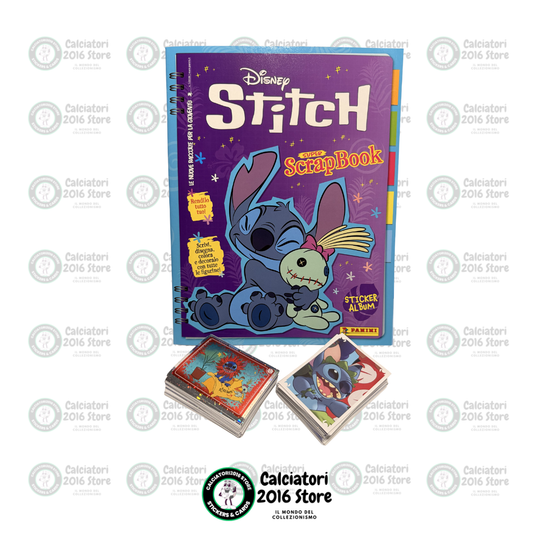 Stitch Disney stickers Panini 2026 - Album + set completo 192 figurine