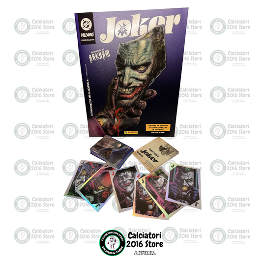 Joker Panini 2026 - Album + lotto 55 figurine + 13 card diverse + 6 LE