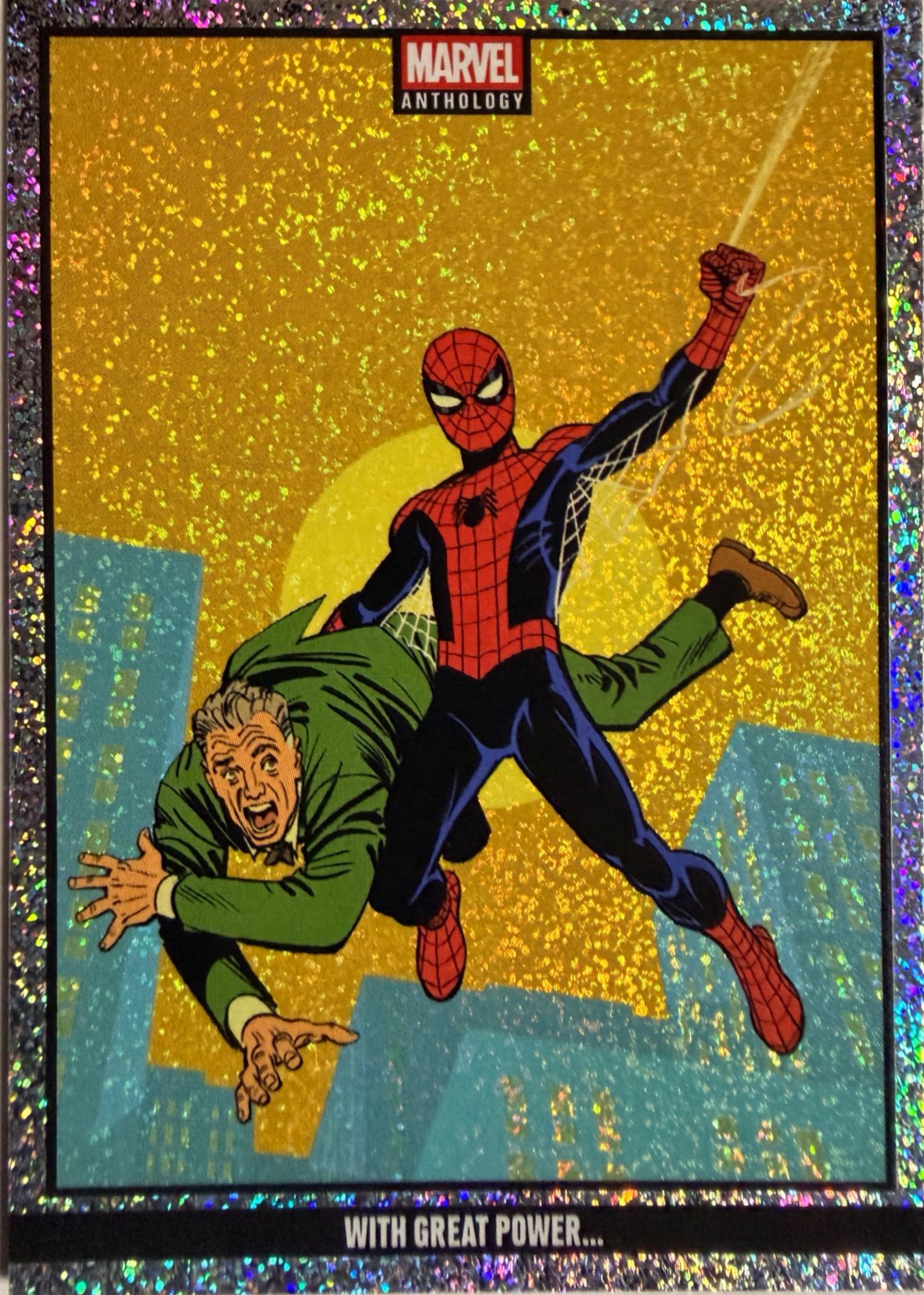 Marvel Anthology Panini - Box vuoto + set completo 100 Parallel Stardust Holo