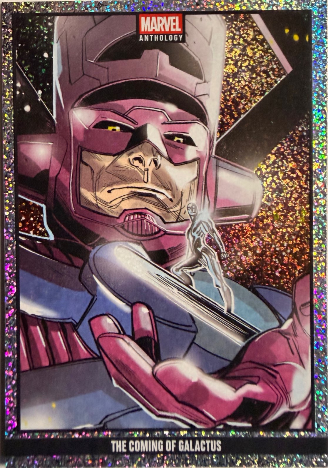 Marvel Anthology Panini - Box vuoto + set completo 100 Parallel Stardust Holo
