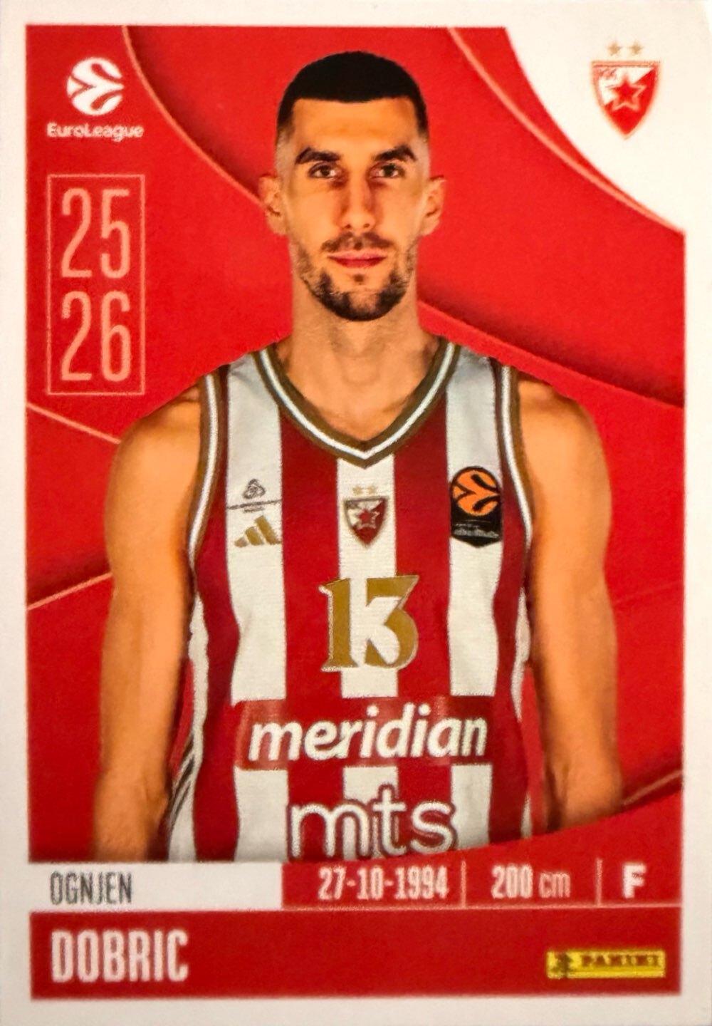 EuroLeague 2025/26 Panini - Scegli figurina da da 1 a 230
