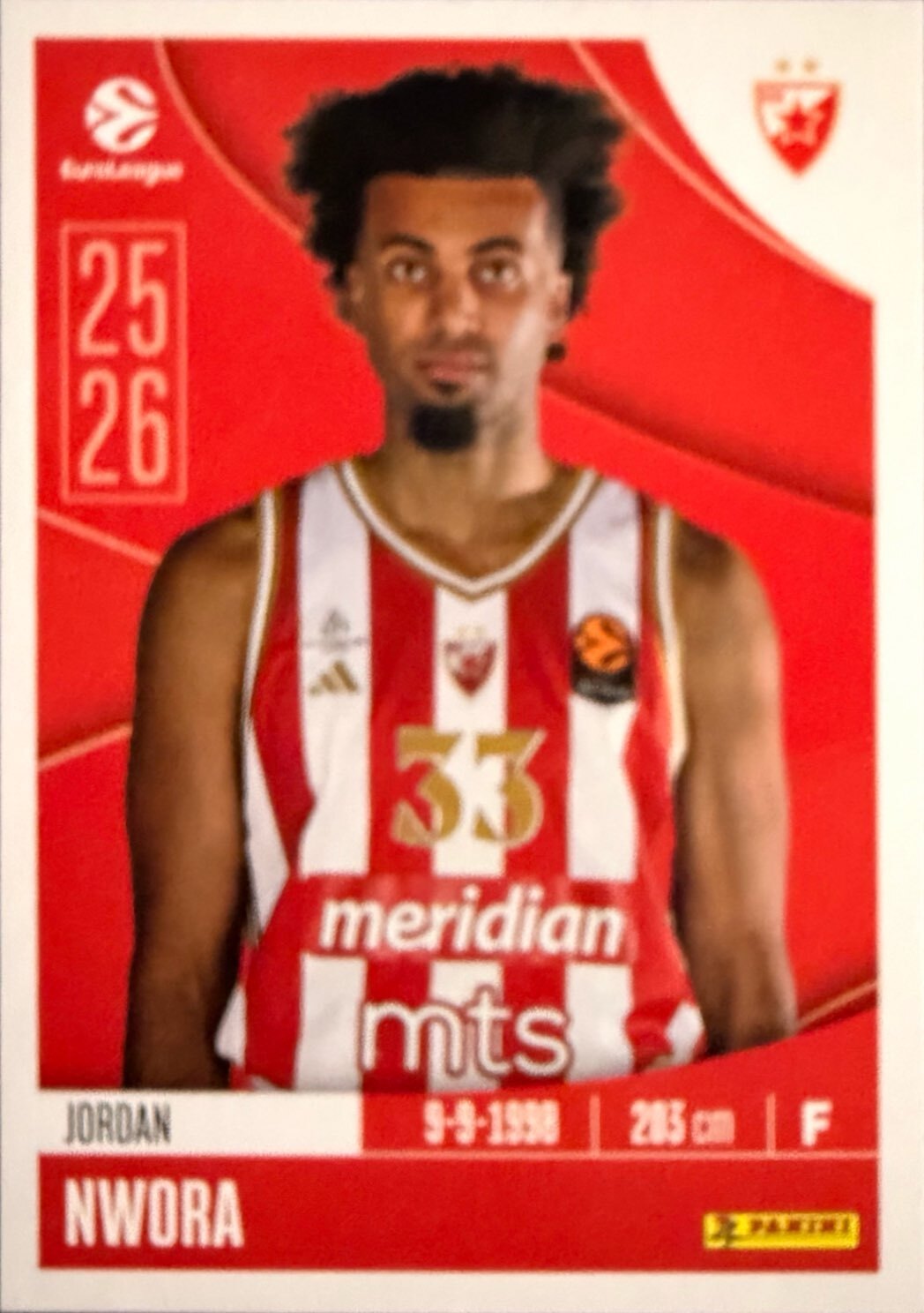EuroLeague 2025/26 Panini - Scegli figurina da da 1 a 230