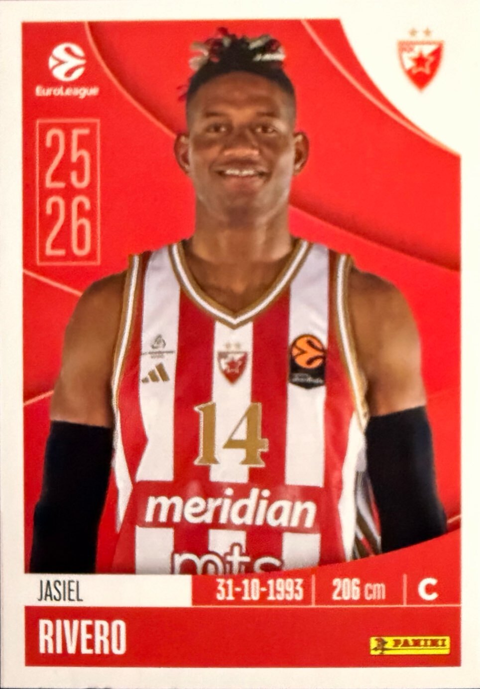 EuroLeague 2025/26 Panini - Scegli figurina da da 1 a 230