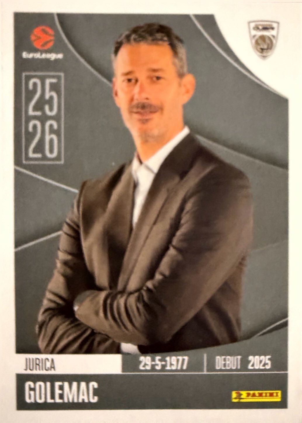 EuroLeague 2025/26 Panini - Scegli figurina da da 1 a 230