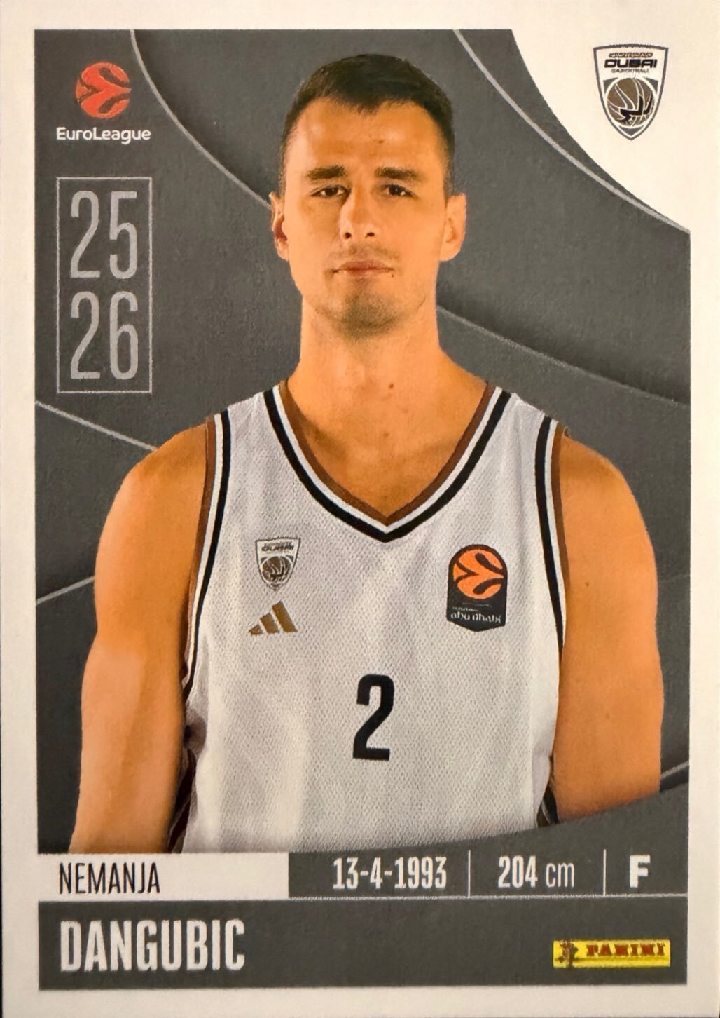 EuroLeague 2025/26 Panini - Scegli figurina da da 1 a 230