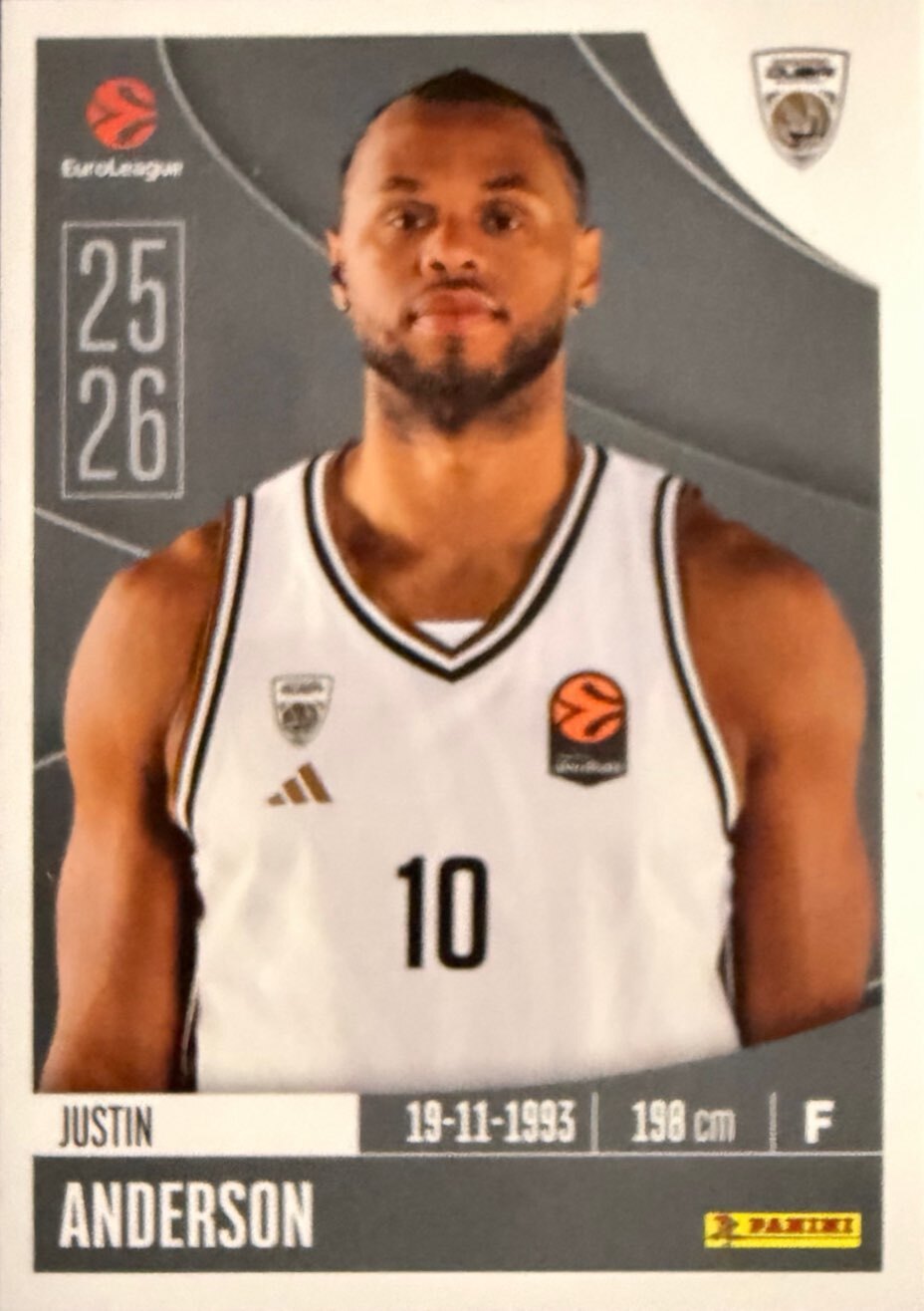 EuroLeague 2025/26 Panini - Scegli figurina da da 1 a 230