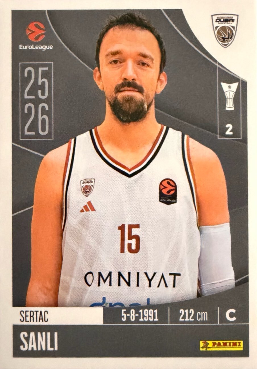 EuroLeague 2025/26 Panini - Scegli figurina da da 1 a 230