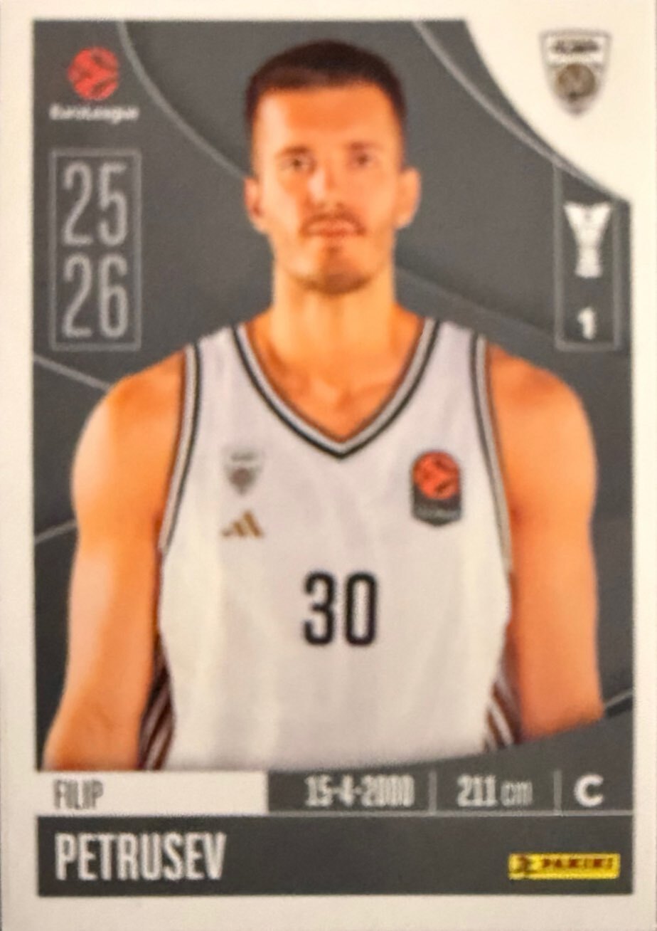 EuroLeague 2025/26 Panini - Scegli figurina da da 1 a 230