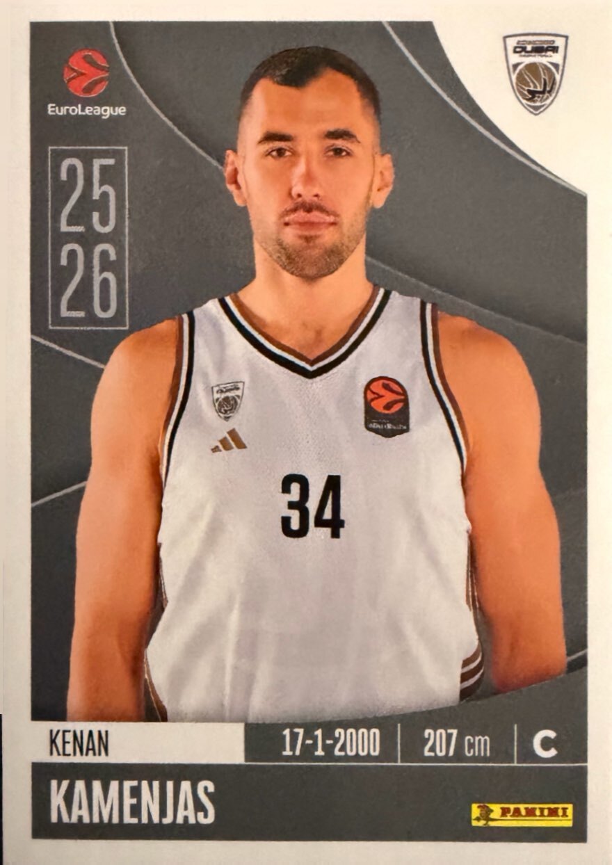 EuroLeague 2025/26 Panini - Scegli figurina da da 1 a 230