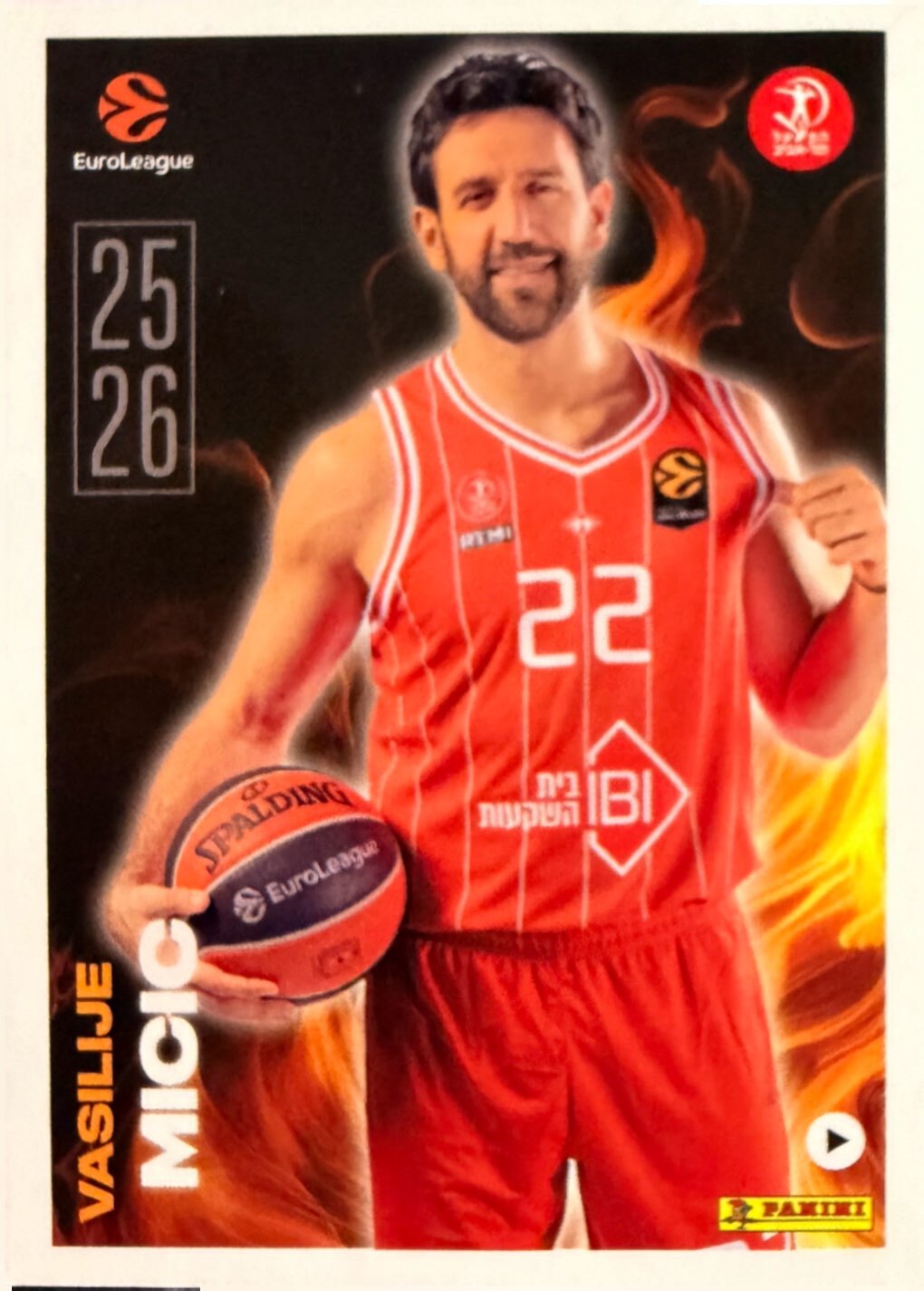 EuroLeague 2025/26 Panini - Scegli figurina da da 1 a 230