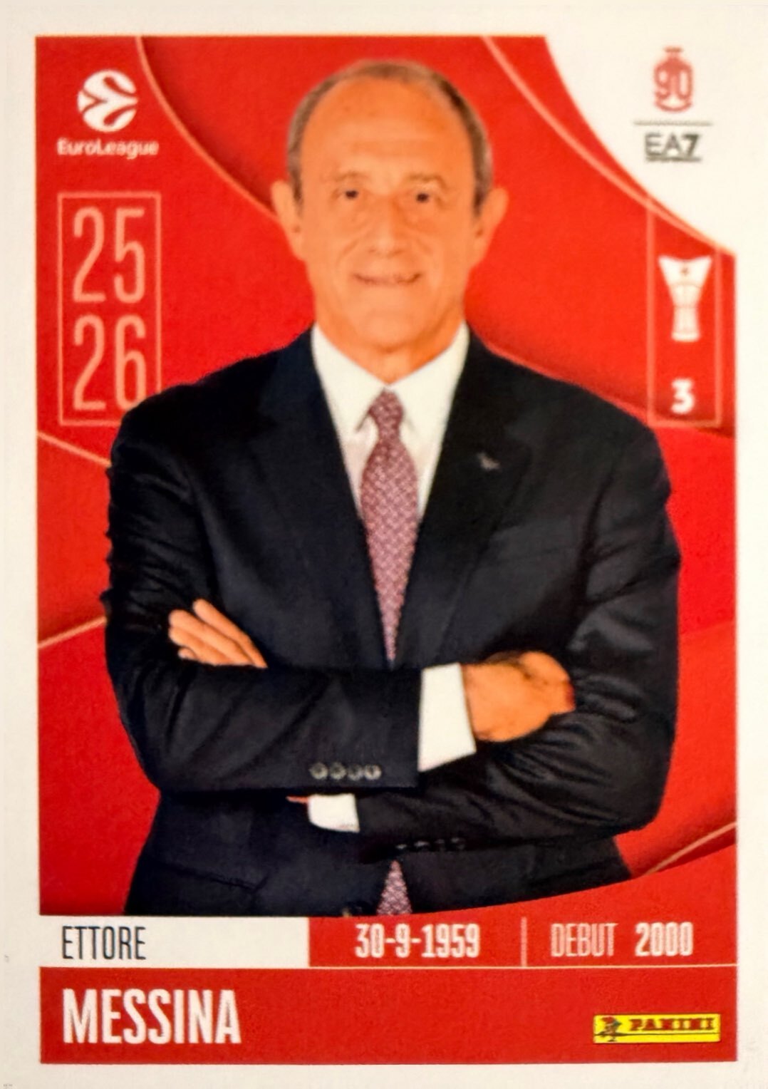 EuroLeague 2025/26 Panini - Scegli figurina da da 1 a 230