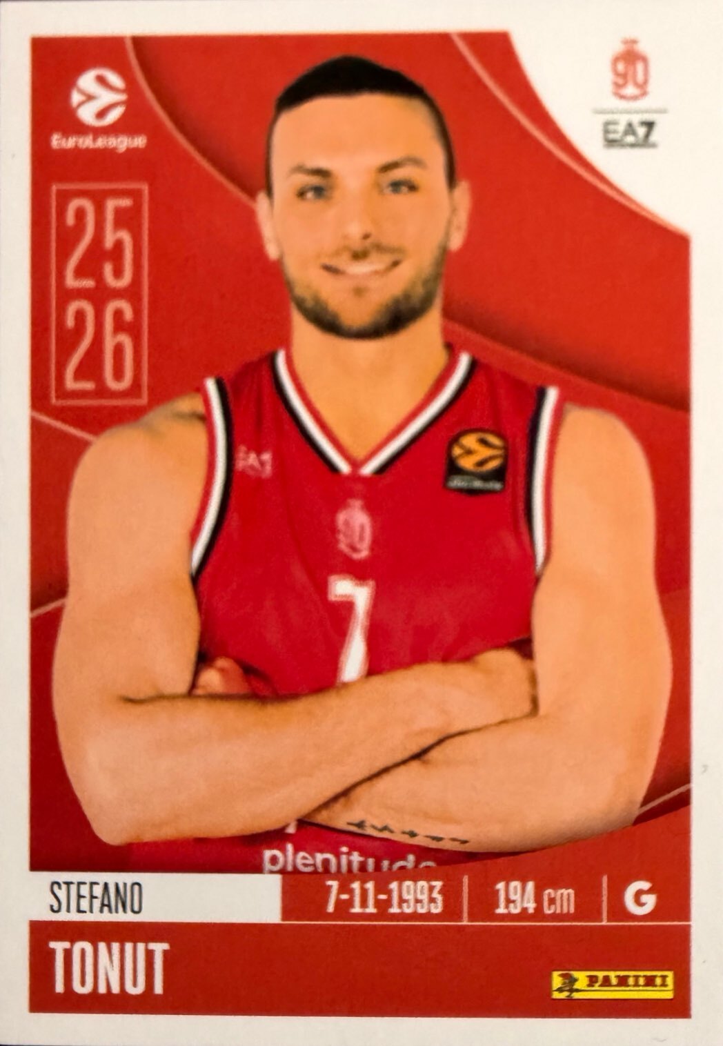 EuroLeague 2025/26 Panini - Scegli figurina da da 1 a 230