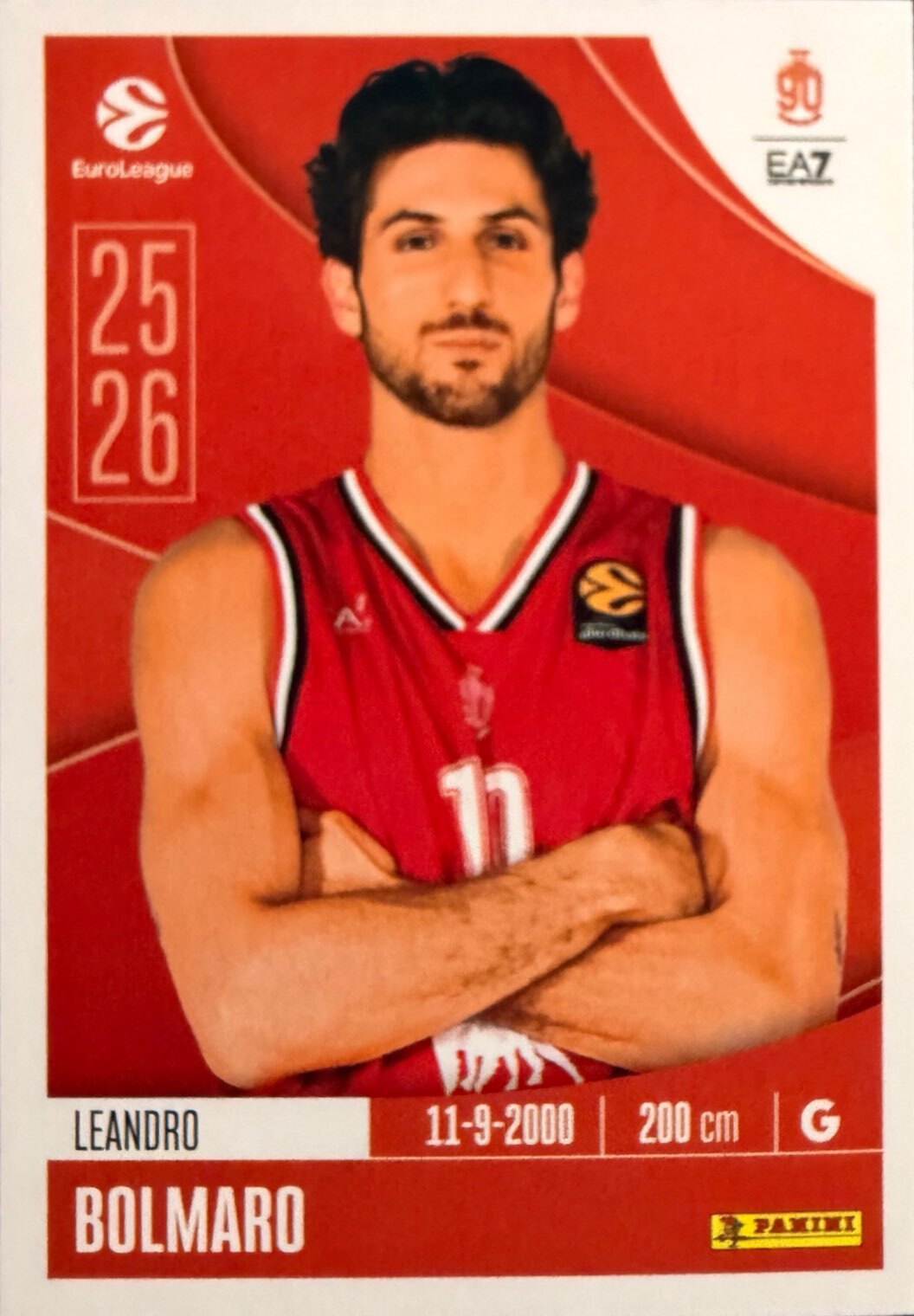 EuroLeague 2025/26 Panini - Scegli figurina da da 1 a 230