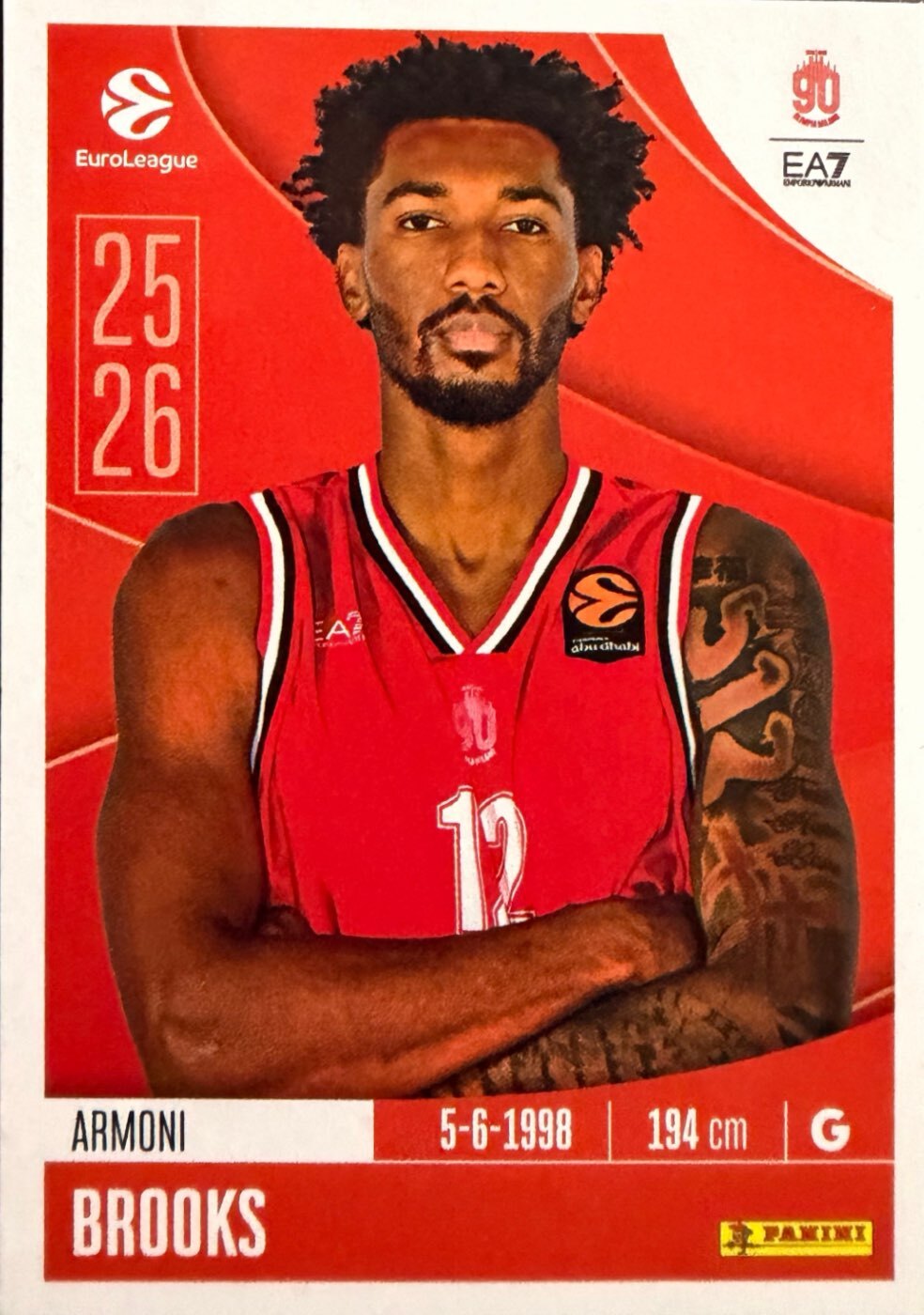 EuroLeague 2025/26 Panini - Scegli figurina da da 1 a 230
