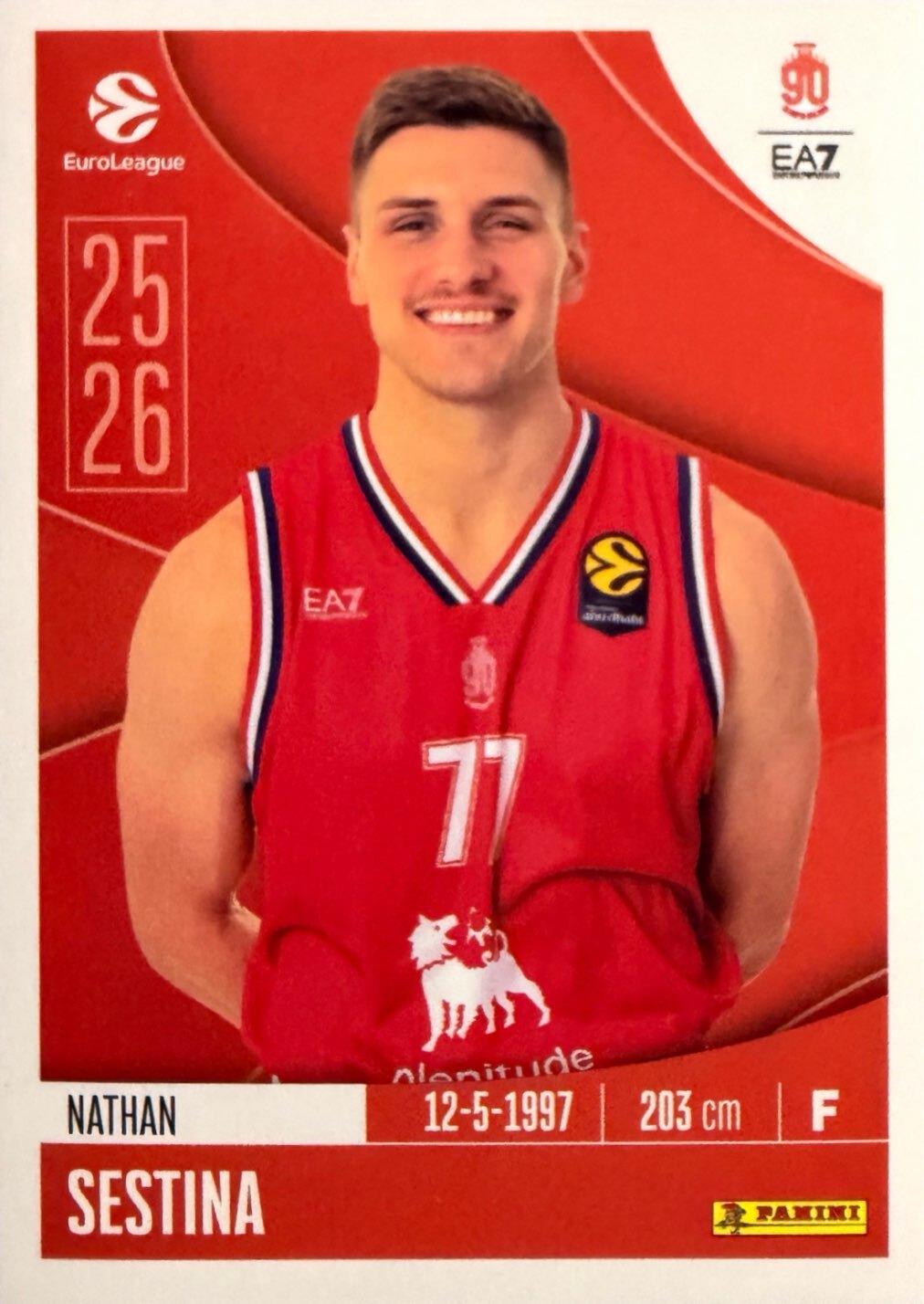 EuroLeague 2025/26 Panini - Scegli figurina da da 1 a 230