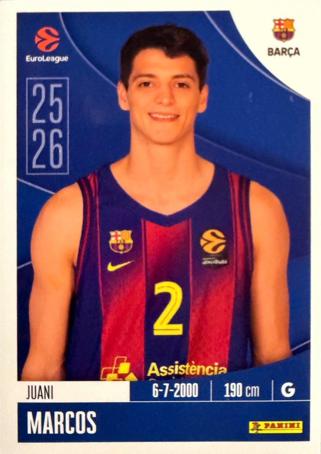 EuroLeague 2025/26 Panini - Scegli figurina da da 1 a 230
