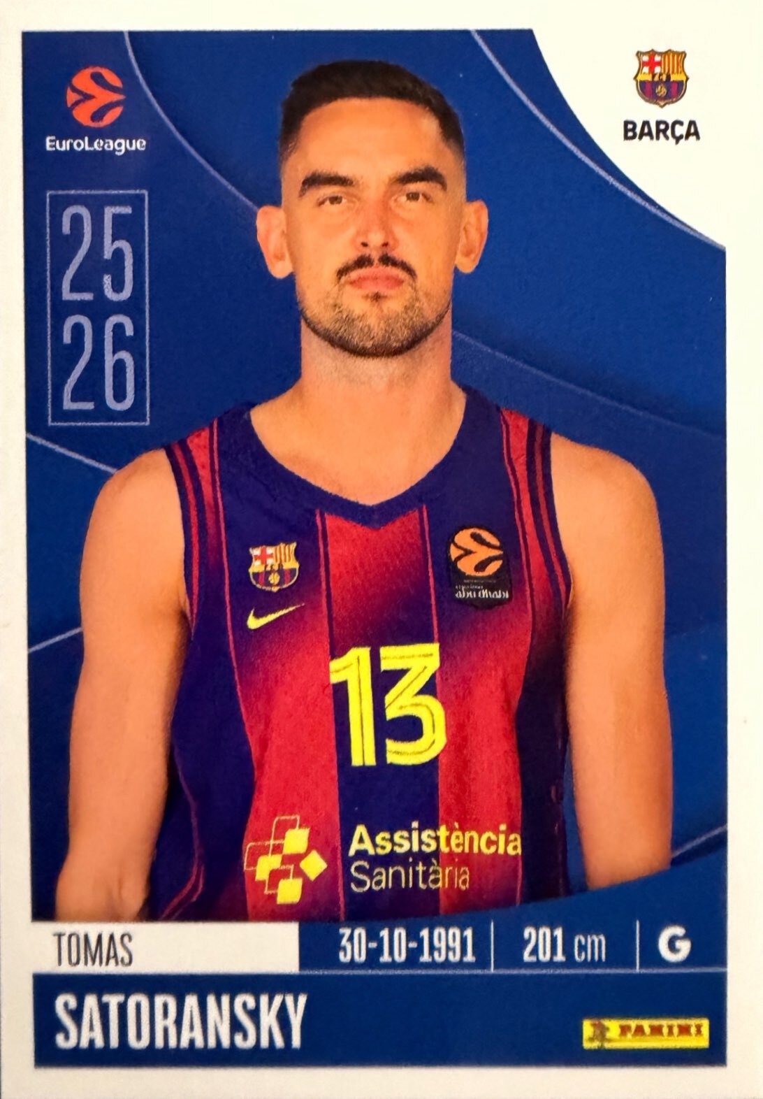 EuroLeague 2025/26 Panini - Scegli figurina da da 1 a 230